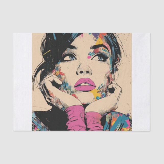 Papel De Seda Rainha da Arte PoP2 (Frente )