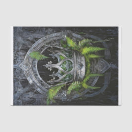 Papel De Seda Rainha da Floresta, Coroa de Prata de Samambaias