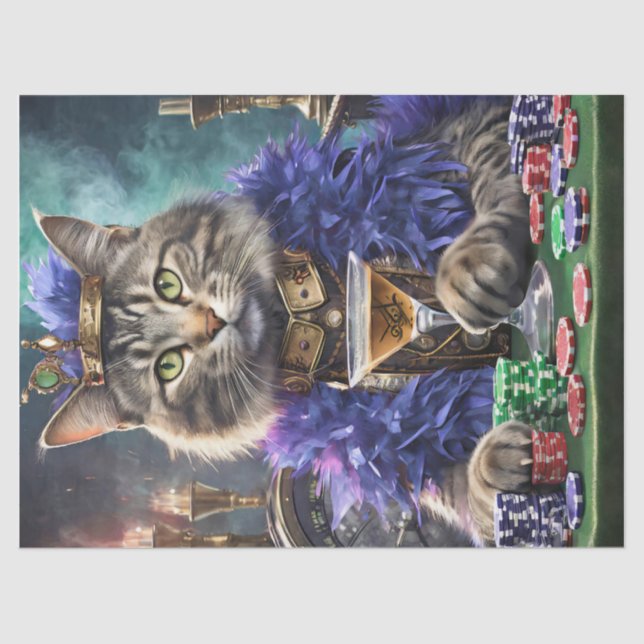 Papel De Seda Rainha da Mesa, Cartões de caça (Frente )