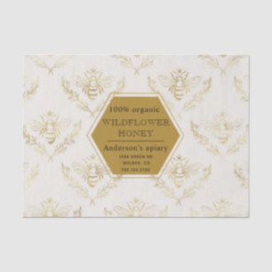 Papel De Seda rainha do ouro vintage foi monograma apitivo