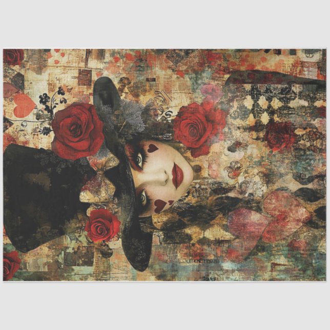 Papel De Seda Rainha Dois (Frente )