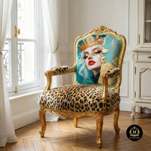 Papel De Seda Rainha Dourada Régia Decoupage Mês da História das
