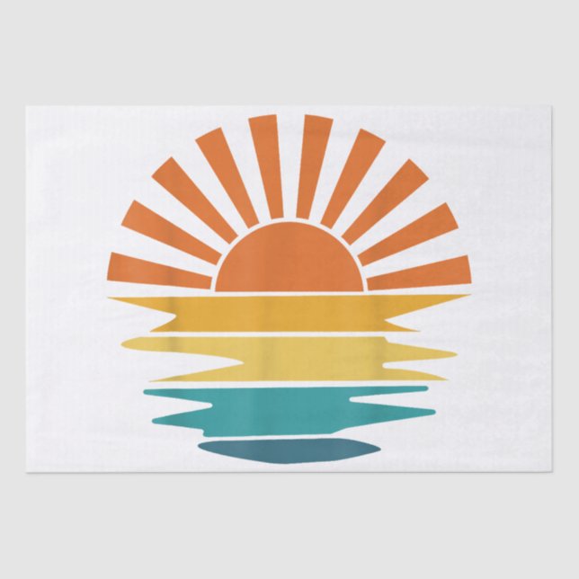 Papel De Seda Raios Ultrassados Retroativos Vintage Vintage (Frente )