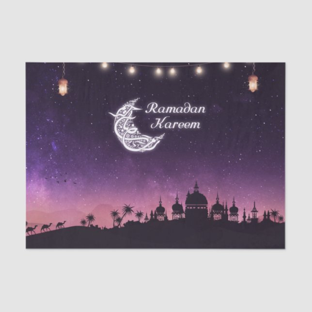 Papel De Seda Ramadan Kareem (Frente )