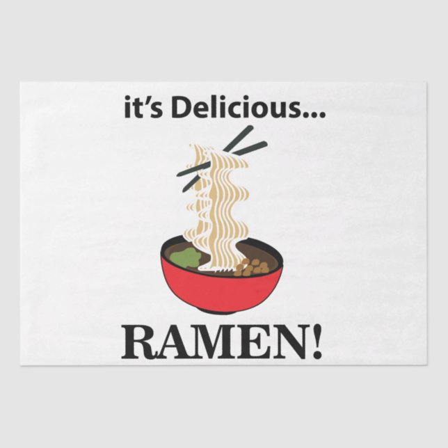 Papel De Seda Ramen é Delicioso Ramen (Frente )