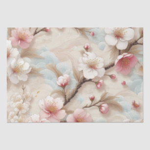 Papel De Seda Ramificações do Flor da Maçã