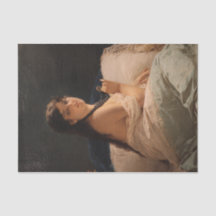 Rapariga com Medalhão (por Gerolamo Induno)