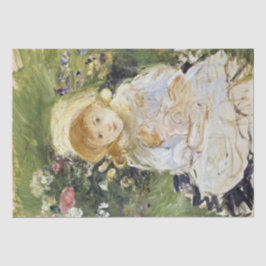 Papel De Seda Rapariga jovem com uma boneca (por Berthe Morisot)