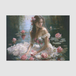 Papel De Seda Rapariga na Água