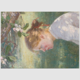 Papel De Seda Rapariga sob a árvore da maçã (por Danielson-Gambo