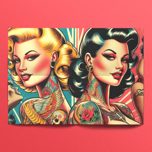 Papel De Seda Raparigas Tatuadas Pin-up