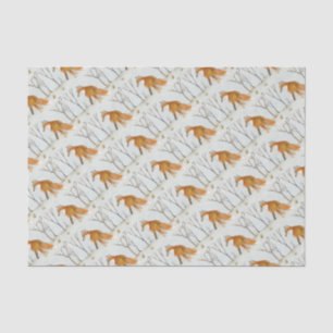 Papel De Seda Raposa Vermelha