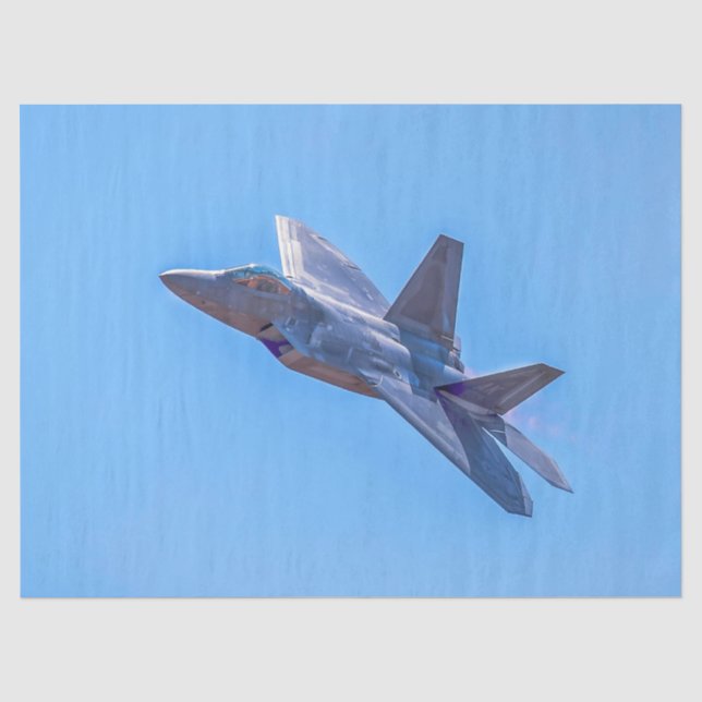 Papel De Seda Raptor Martin F-22A Lockheed (Frente )