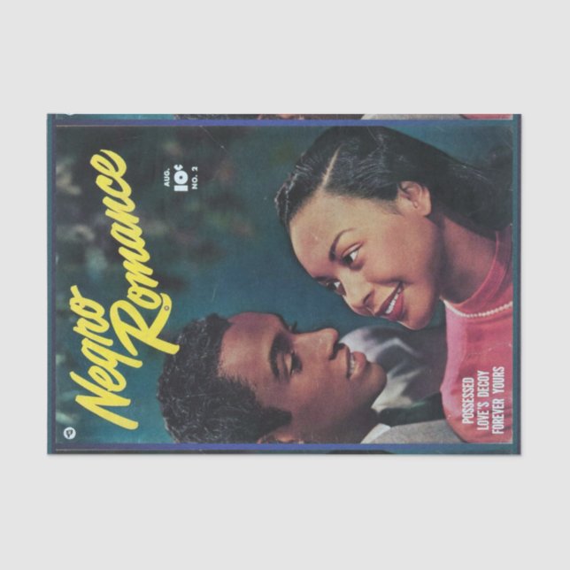 Papel De Seda Raras Comic. Romance com idade do Ouro (Frente )