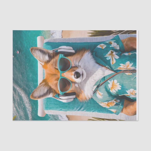 Papel De Seda Rascal Fox, Muito Legal para a Escola (Frente )
