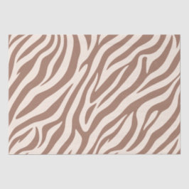 Papel De Seda Rato Zebra Print-Mocha