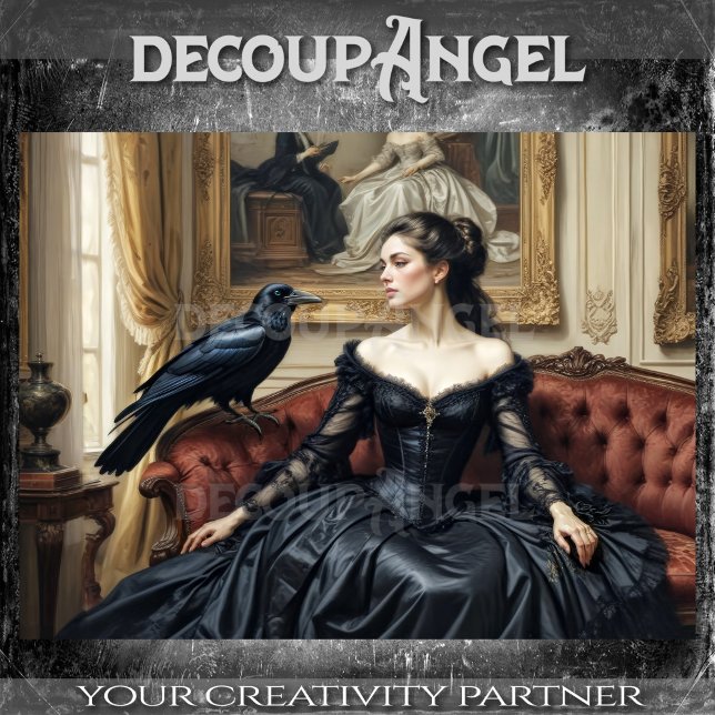 Papel De Seda Raven’s Guest Decoupage (Criador carregado)