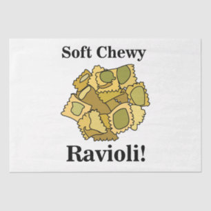 Papel De Seda Ravioli Pasta Comida italiana Aniversário