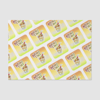 PAPEL DE SEDA RECEITA DE COQUETEL MAI TAI ART