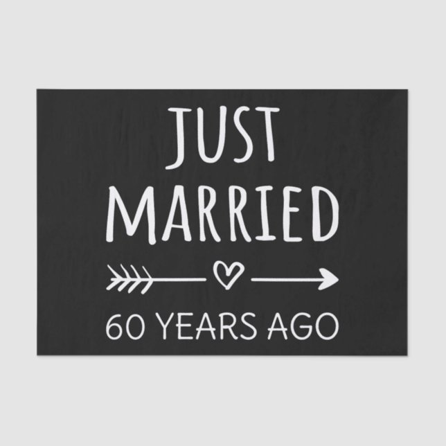 Papel De Seda Recem casados 60 Anos Atrás (Frente )