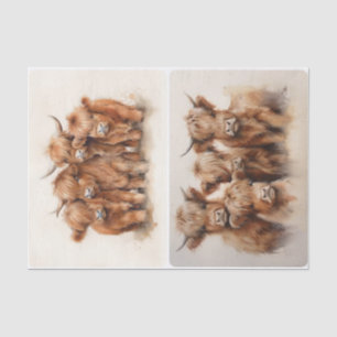 Papel De Seda Recolha de terras altas