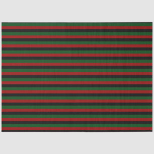 Papel De Seda Red Green Black Stripes Pan African Happy Kwanzaa