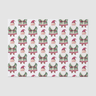 Papel De Seda Red Green Christmas Papai Noel
