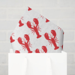 Papel De Seda Red Lobster Modern Coaster Viagem