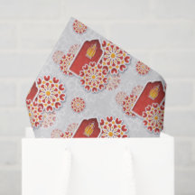 Red Orange Yellow Flower Arabe Night Quinceañera