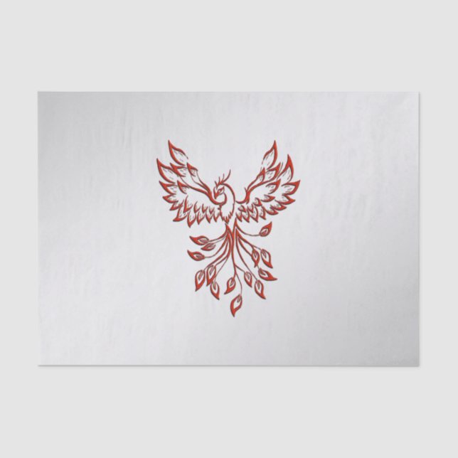Papel De Seda Red Phoenix Assume Silver (Frente )