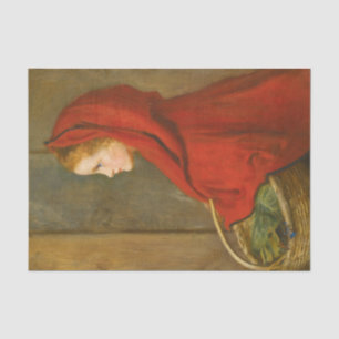 Papel De Seda Red Riding Hood (por John Everett Millais)