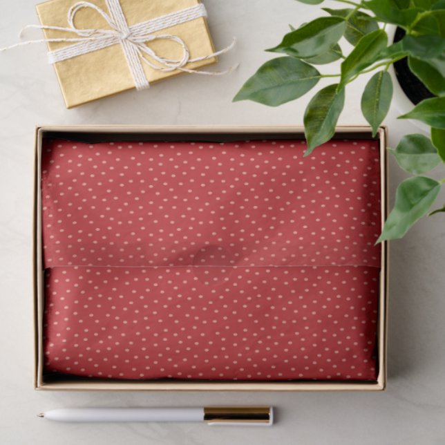 Papel De Seda Red Strawberry Seed Tissue Paper (Presente)
