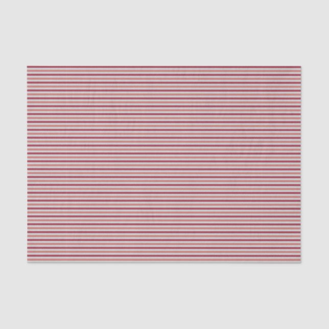 Papel De Seda Red Toile de Jouy Companion Stripes (Frente )