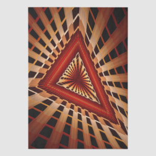 Papel De Seda Rede Moderna de Fantasia 3D de Gráficos Fractais