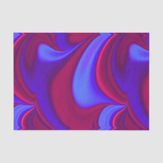 Papel De Seda Redemoinho Roxo Profundo (Frente )