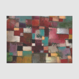Papel De Seda Redgreen e ritmos violeta-amarelos, Paul Klee Art