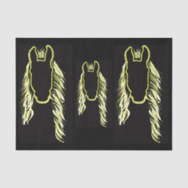 Papel De Seda Reflexões Sunny de um Cavalo