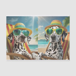 Papel De Seda Reggie Bahama & Matilda Mama, dálmatas na Vaca