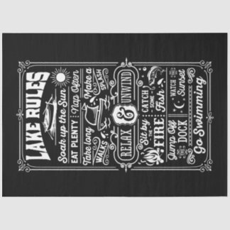 Papel De Seda Regras do Lago