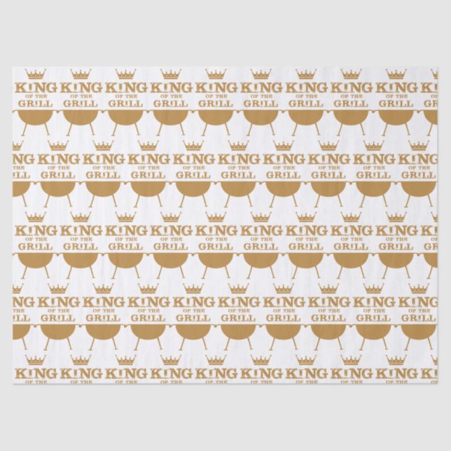 Papel De Seda Rei Da Grelha, Dourado (Frente )