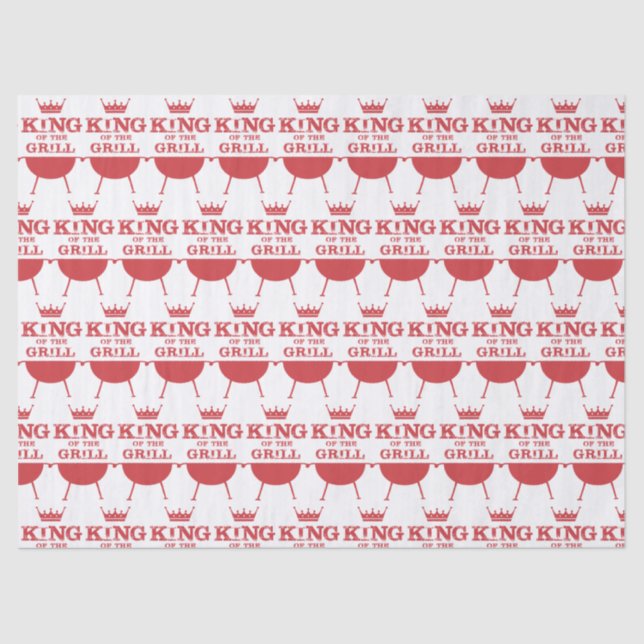 Papel De Seda Rei Da Grelha, Vermelho (Frente )