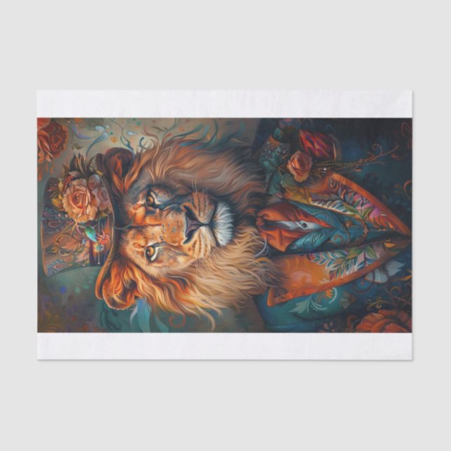 Papel De Seda Rei da Selva13 (Frente )