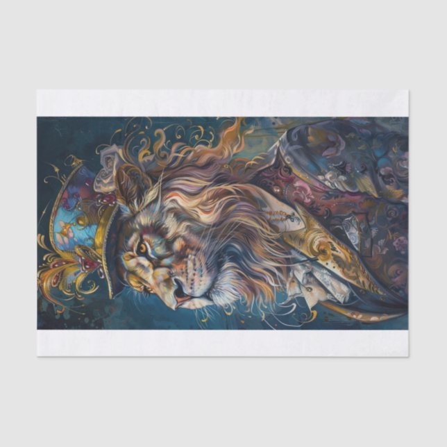 Papel De Seda Rei da Selva14 (Frente )