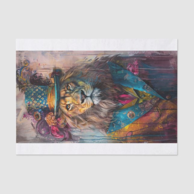 Papel De Seda Rei da Selva6 (Frente )