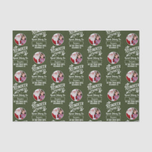 Papel De Seda Reindeer Express de Papais noeis Foto de Natal Ver