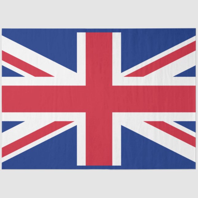 Papel De Seda Reino Unido (bandeira britânica) (bandeira da Uniã (Frente )