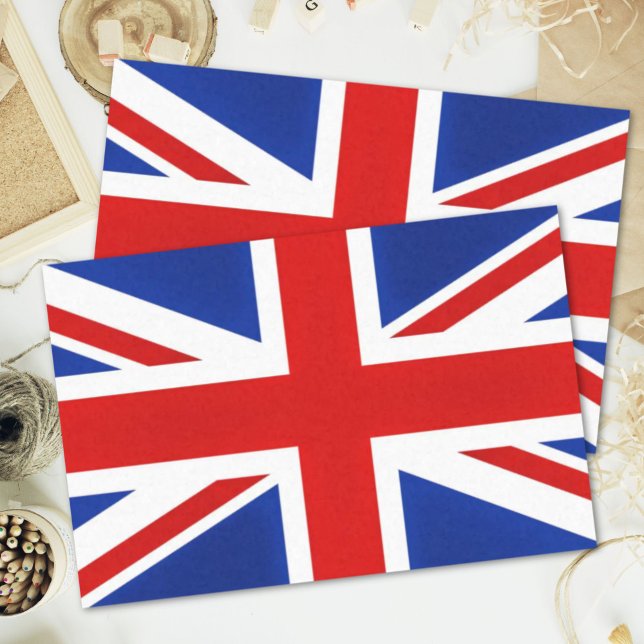 Papel De Seda Reino Unido British London UK Flag Decoupage (United Kingdom British London UK Flag Decoupage Tissue Paper)
