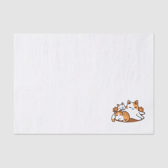 Papel De Seda Relaxando a Arte de Gato - 'Dias de Furo de Lázaro (Frente )