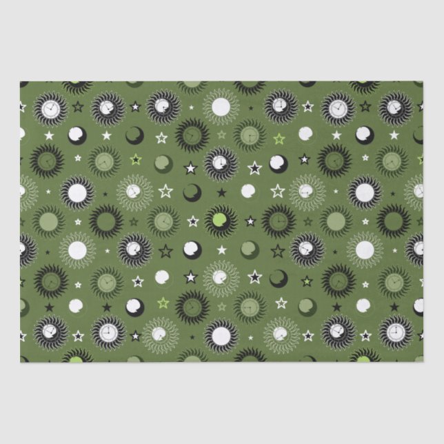 Papel De Seda Relógio Celestial (Frente )