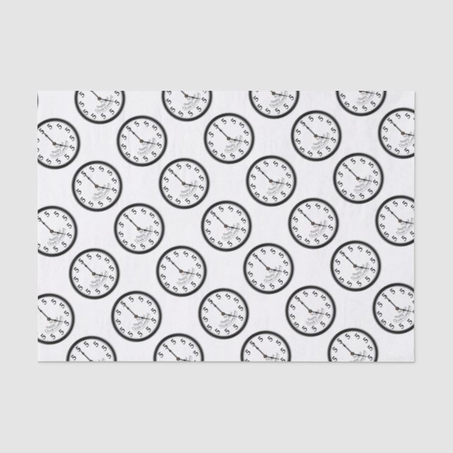 PAPEL DE SEDA RELÓGIO CINCO HORAS (Frente )